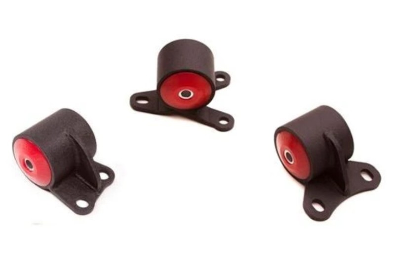 Acura Integra Engine Mount Kit - Innovative Mounts - Steel Mounts 95A Bushings (Auto Trans) - Black - `94-`01 Acura Integra Engine Mount Kit - Innovative Mounts - Steel Mounts 95A Bushings (Auto Trans) - Black - `94-`01